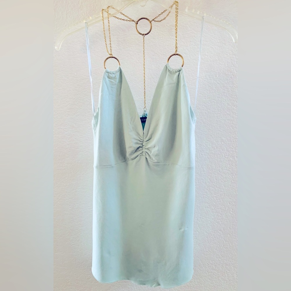 NWOT ARDEN B. XS Fashion Tank with chain straps